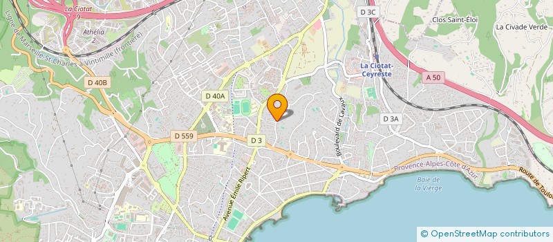 localisation de l'entreprise MONSIEUR GIOVANNI DEL MONICO à LA CIOTAT