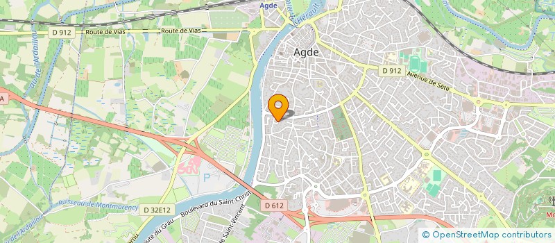 localisation de l'entreprise MONSIEUR GIOVANNI DEMONTIS  AGDE