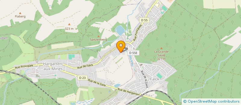 localisation de l'entreprise MONSIEUR GIOVANNI DI MARCO  HARGARTEN-AUX-MINES