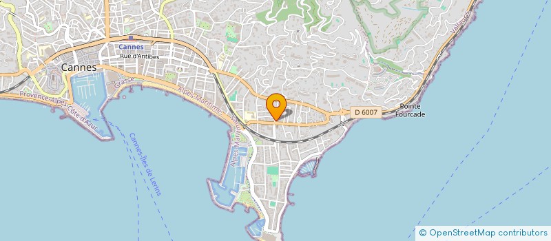 localisation de l'entreprise MONSIEUR GIOVANNI DI PALMA  CANNES
