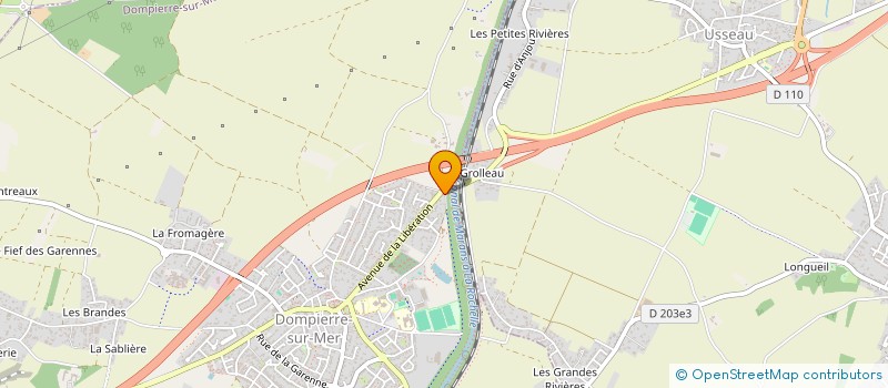 localisation de l'entreprise MONSIEUR GIOVANNI FABRIZI  DOMPIERRE-SUR-MER