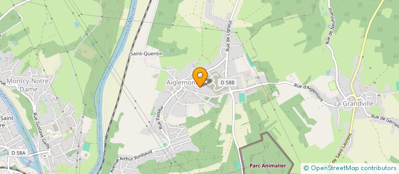 localisation de l'entreprise MONSIEUR GIOVANNI FIORE  AIGLEMONT