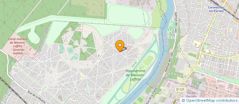 localisation de l'entreprise MONSIEUR GIOVANNI FORGEAS  MAISONS-LAFFITTE