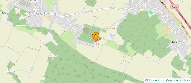 localisation de l'entreprise MONSIEUR GIOVANNI GARELLI  BOUVIGNY-BOYEFFLES