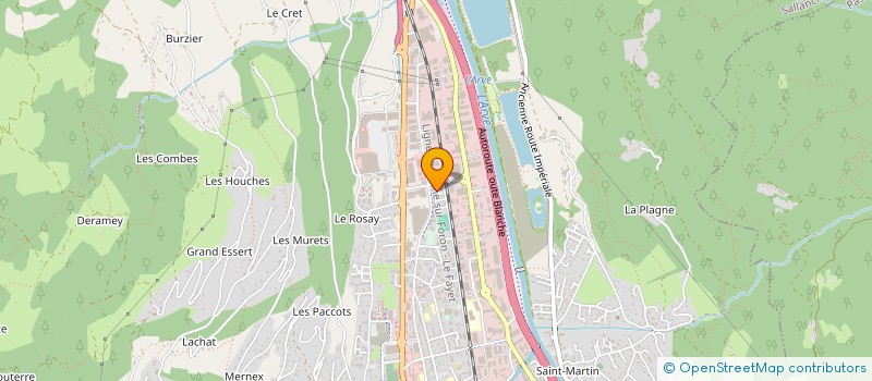 localisation de l'entreprise MONSIEUR GIOVANNI GAUTIERO  SALLANCHES