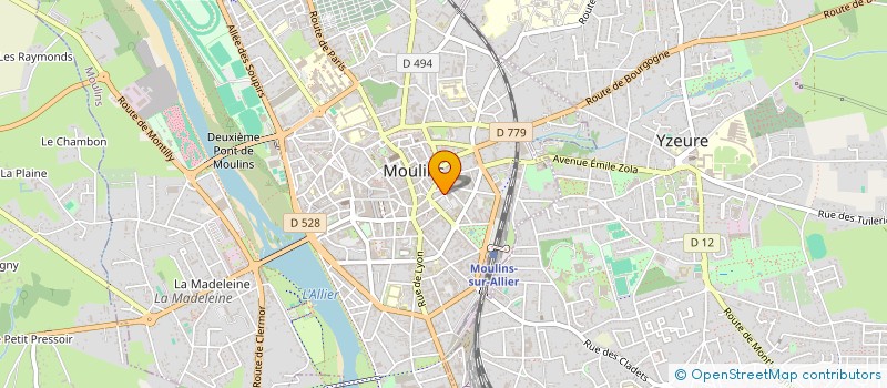 localisation de l'entreprise MONSIEUR GIOVANNI GERMANO à MOULINS