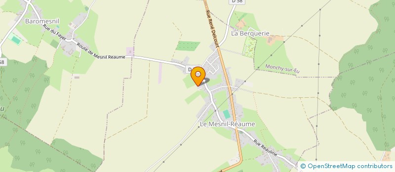 localisation de l'entreprise MONSIEUR GIOVANNI GODARD  LE MESNIL-REAUME