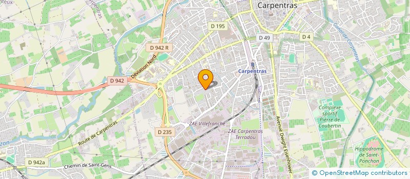 localisation de l'entreprise MONSIEUR GIOVANNI GRINAN à CARPENTRAS