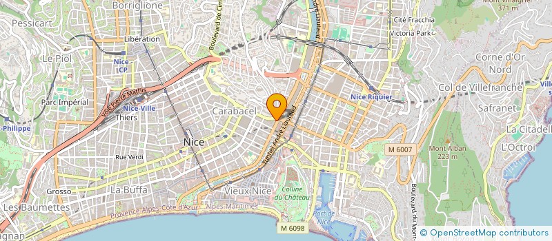 localisation de l'entreprise MONSIEUR GIOVANNI GUGG à NICE