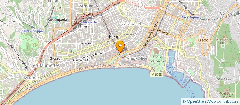 localisation de l'entreprise MONSIEUR GIOVANNI GULIOTTA à NICE