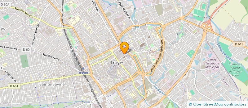 localisation de l'entreprise MONSIEUR GIOVANNI HANTZ  TROYES