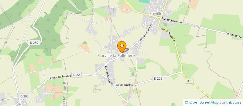 localisation de l'entreprise MONSIEUR GIOVANNI HAUTOT  CARVILLE-LA-FOLLETIERE