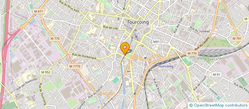 localisation de l'entreprise MONSIEUR GIOVANNI HONORAT à TOURCOING