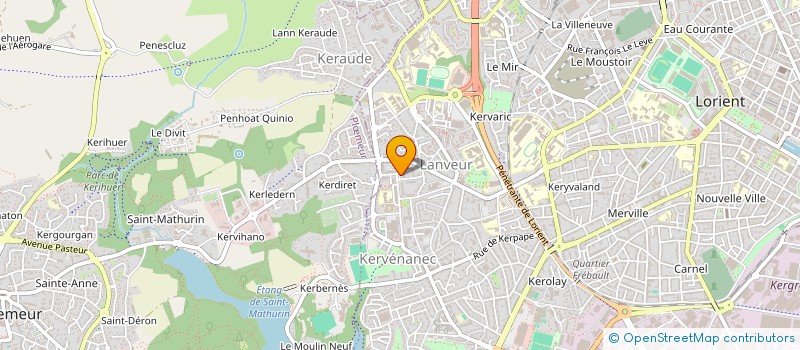 localisation de l'entreprise MONSIEUR GIOVANNI HOUEIX  LORIENT