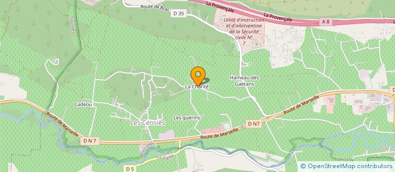 localisation de l'entreprise MONSIEUR GIOVANNI IAQUINTI  BRIGNOLES