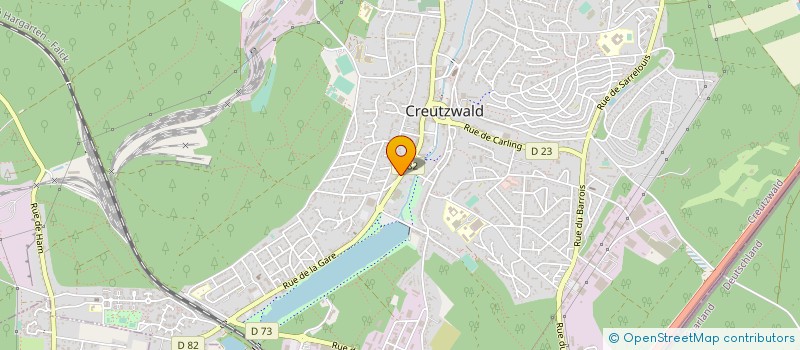 localisation de l'entreprise MONSIEUR GIOVANNI LA MENDOLA  CREUTZWALD