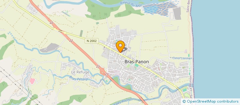 localisation de l'entreprise MONSIEUR GIOVANNI LATCHOUMANIN  BRAS-PANON