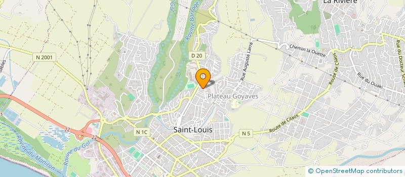 localisation de l'entreprise MONSIEUR GIOVANNI LATCHOUMY à SAINT-LOUIS