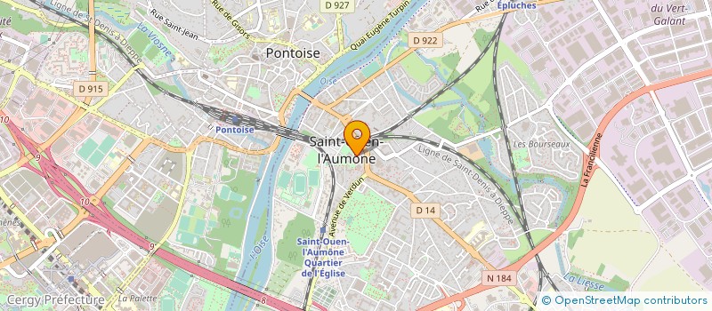 localisation de l'entreprise MONSIEUR GIOVANNI LAVAUX à SAINT-OUEN-L'AUMONE