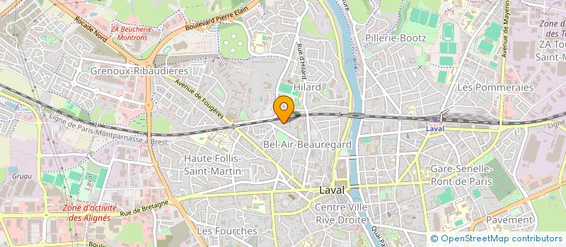 localisation de l'entreprise MONSIEUR GIOVANNI LEFRANC à LAVAL