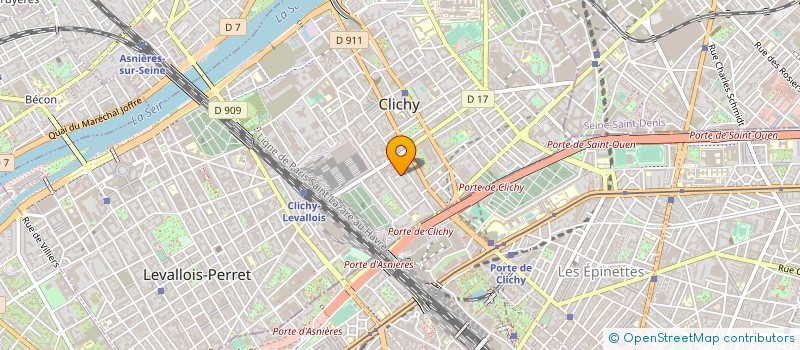 localisation de l'entreprise MONSIEUR GIOVANNI LI LUN YUK à CLICHY