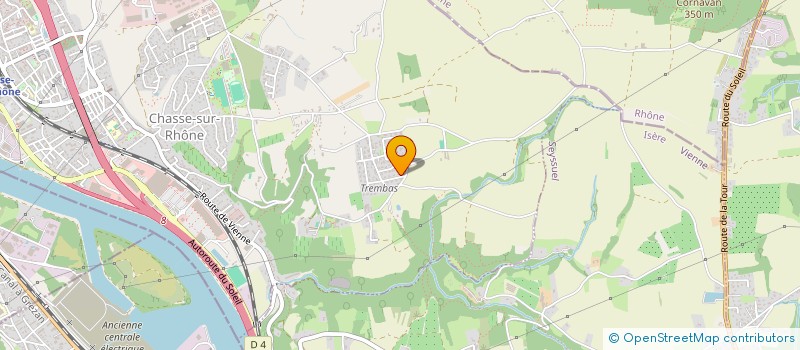 localisation de l'entreprise MONSIEUR GIOVANNI MANCALUSO  CHASSE-SUR-RHONE