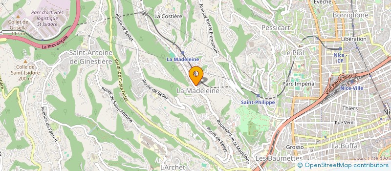localisation de l'entreprise MONSIEUR GIOVANNI MANFRIDA à NICE