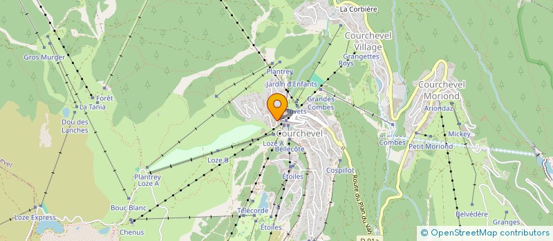 localisation de l'entreprise MONSIEUR GIOVANNI MARCH à COURCHEVEL