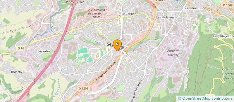 localisation de l'entreprise MONSIEUR GIOVANNI MARROBIO  ANNECY