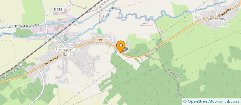 localisation de l'entreprise MONSIEUR GIOVANNI MUNOZ  SERMAIZE-LES-BAINS