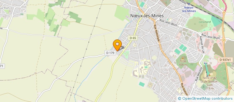 localisation de l'entreprise MONSIEUR GIOVANNI NOCERA  NOEUX LES MINES