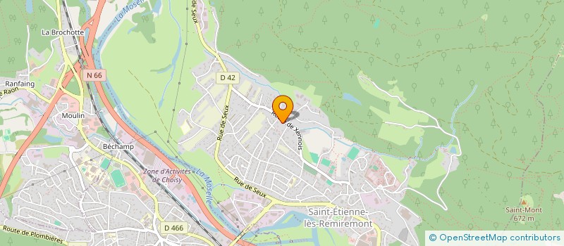 localisation de l'entreprise MONSIEUR GIOVANNI PACHECO  SAINT-ETIENNE-LES-REMIREMONT