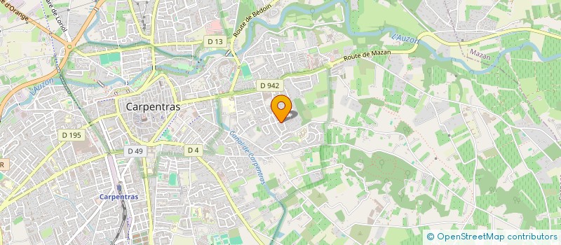 localisation de l'entreprise MONSIEUR GIOVANNI PALERMO à CARPENTRAS