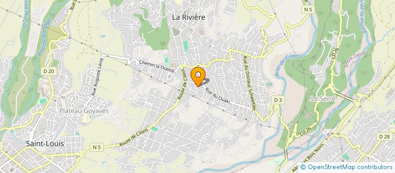 localisation de l'entreprise MONSIEUR GIOVANNI PAULIN à SAINT-LOUIS