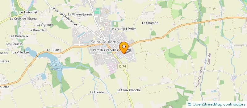 localisation de l'entreprise MONSIEUR GIOVANNI PELLEGRINI  SAINT-COULOMB