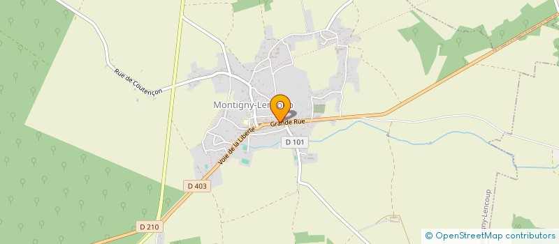 localisation de l'entreprise MONSIEUR GIOVANNI PERCACCIOLI  MONTIGNY-LENCOUP