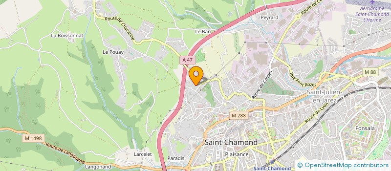 localisation de l'entreprise MONSIEUR GIOVANNI PIAZZA à SAINT-CHAMOND