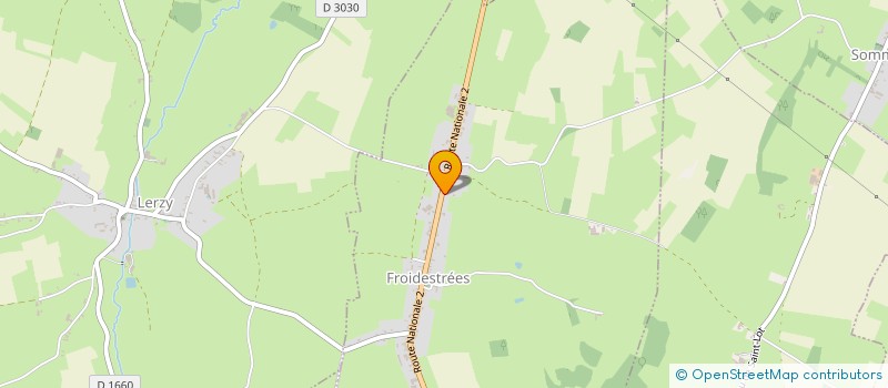 localisation de l'entreprise MONSIEUR GIOVANNI PROTEAU  FROIDESTREES