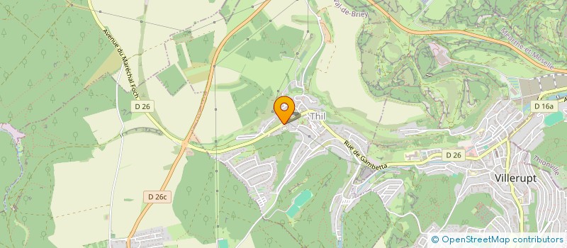 localisation de l'entreprise MONSIEUR GIOVANNI RICCI  THIL