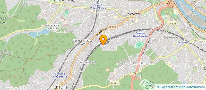 localisation de l'entreprise MONSIEUR GIOVANNI ROMANO  SEVRES