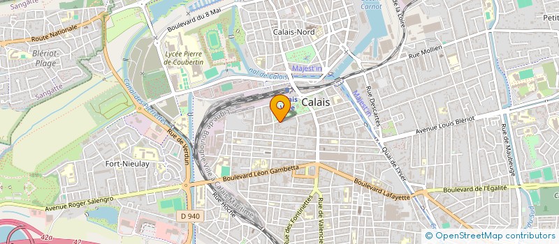 localisation de l'entreprise MONSIEUR GIOVANNI RUOCCO  CALAIS