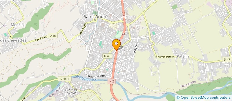 localisation de l'entreprise MONSIEUR GIOVANNI SAMINADIN  SAINT-ANDRE