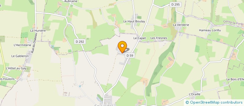 localisation de l'entreprise MONSIEUR GIOVANNI SANTINI  COUVAINS