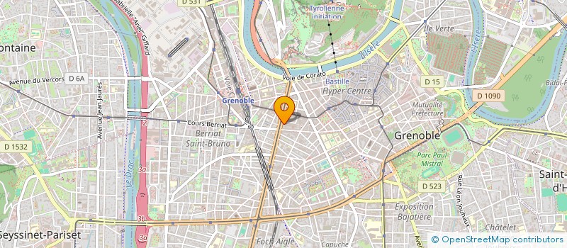 localisation de l'entreprise MONSIEUR GIOVANNI SAVOCA  GRENOBLE