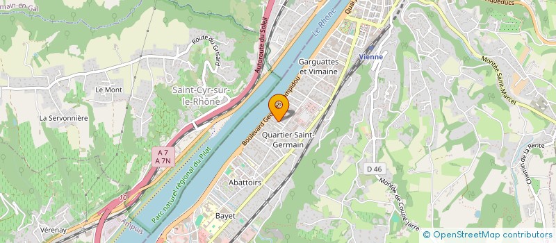 localisation de l'entreprise MONSIEUR GIOVANNI SIBIO à VIENNE