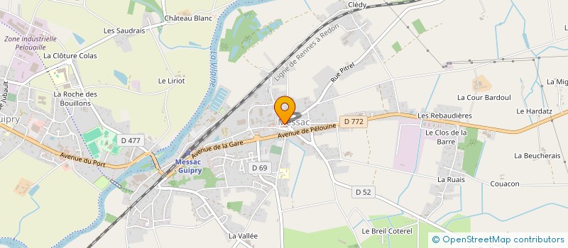 localisation de l'entreprise MONSIEUR GIOVANNI SINSOULIEU  BAIN-DE-BRETAGNE