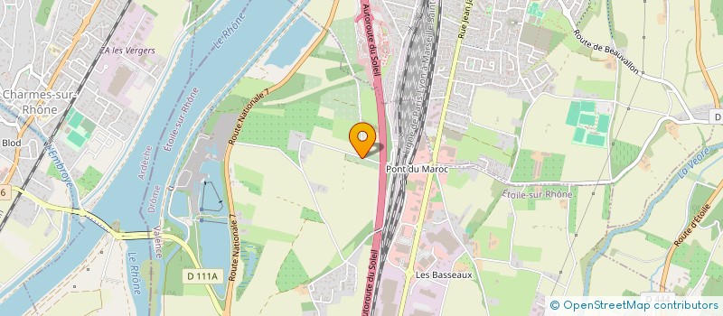 localisation de l'entreprise MONSIEUR GIOVANNI SOUBEYRAND  ETOILE-SUR-RHONE