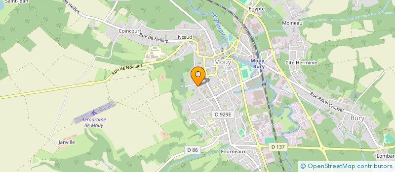 localisation de l'entreprise MONSIEUR GIOVANNI STEVENIN  MOUY