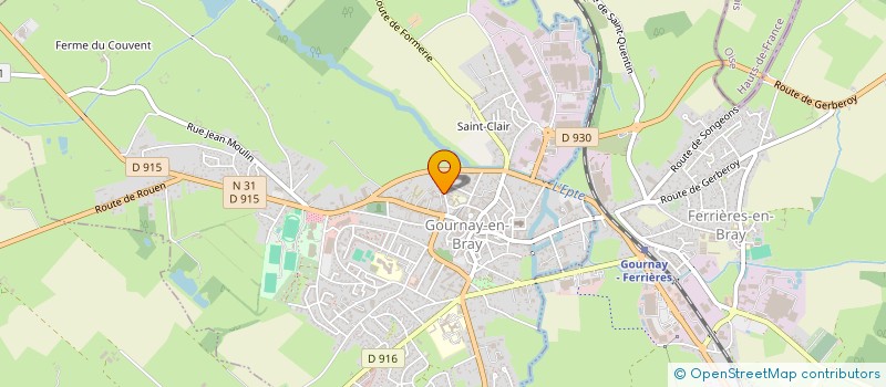 localisation de l'entreprise MONSIEUR GIOVANNI TANESIE  GOURNAY-EN-BRAY