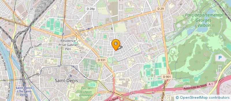 localisation de l'entreprise MONSIEUR GIOVANNI TISON à SAINT-DENIS